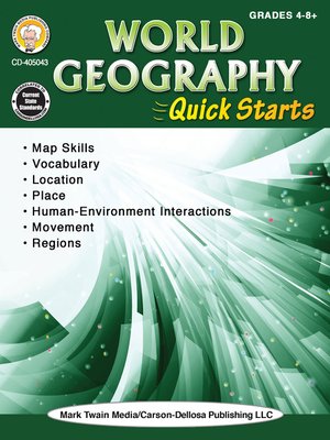 cover image of World Geography Quick Starts Workbook